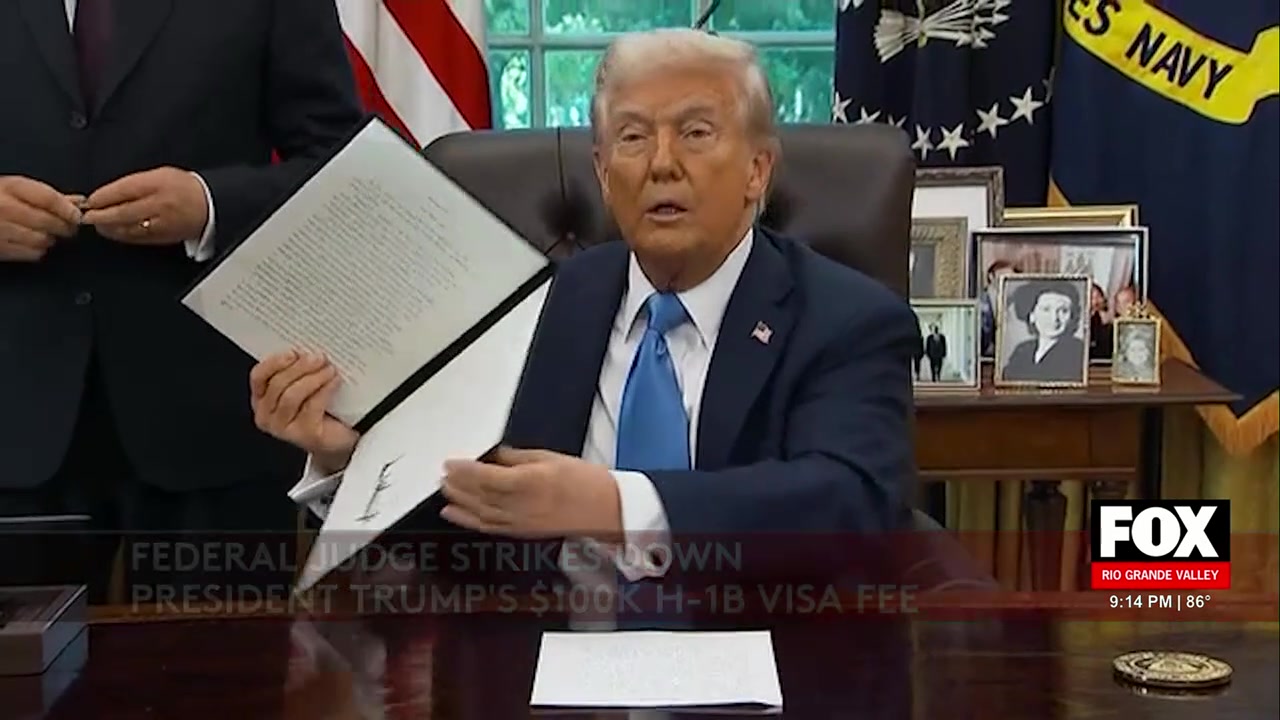 Federal Judge Blocks Trump’s H-1B Visa Application Fee