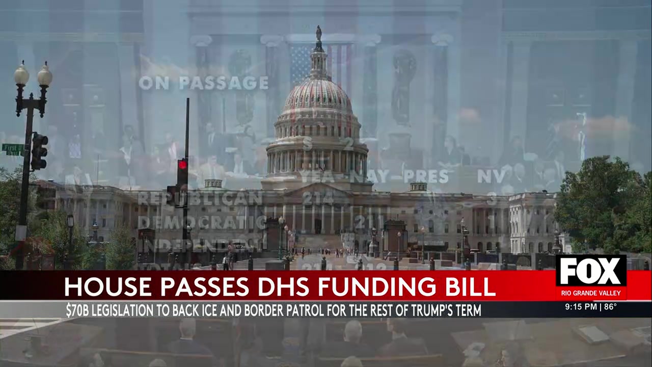 House Approves $70 Billion Immigration Enforcement Bill For Trump Administration