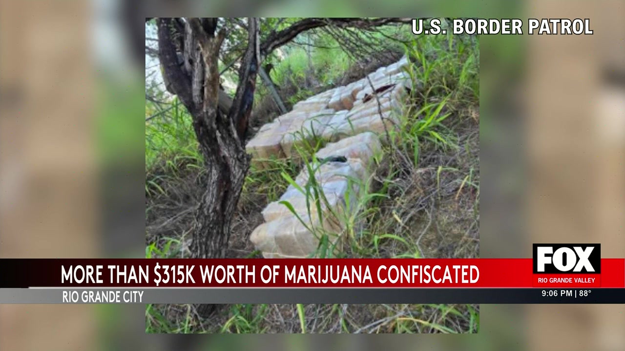 Border Patrol Recovers Nearly 400 Pounds Of Marijuana Worth $315,000 In Rio Grande City