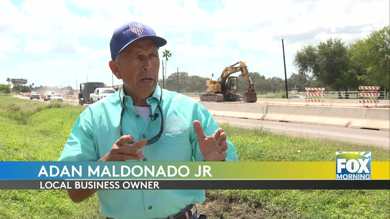 Ongoing Road Construction In Eastern Hidalgo County Hits Local Businesses Hard road construction