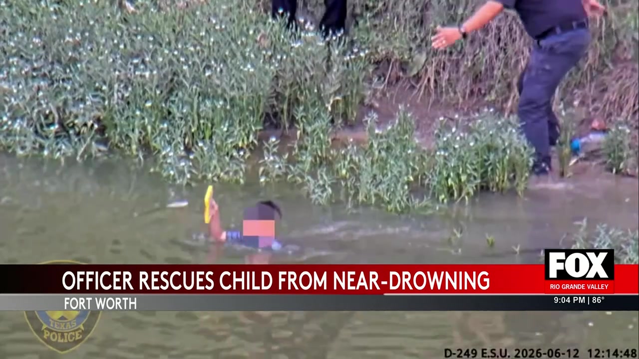 Fort Worth Rescue: Fort Worth Police Officer Rescues Missing Child From Drowning Near Trinity River
