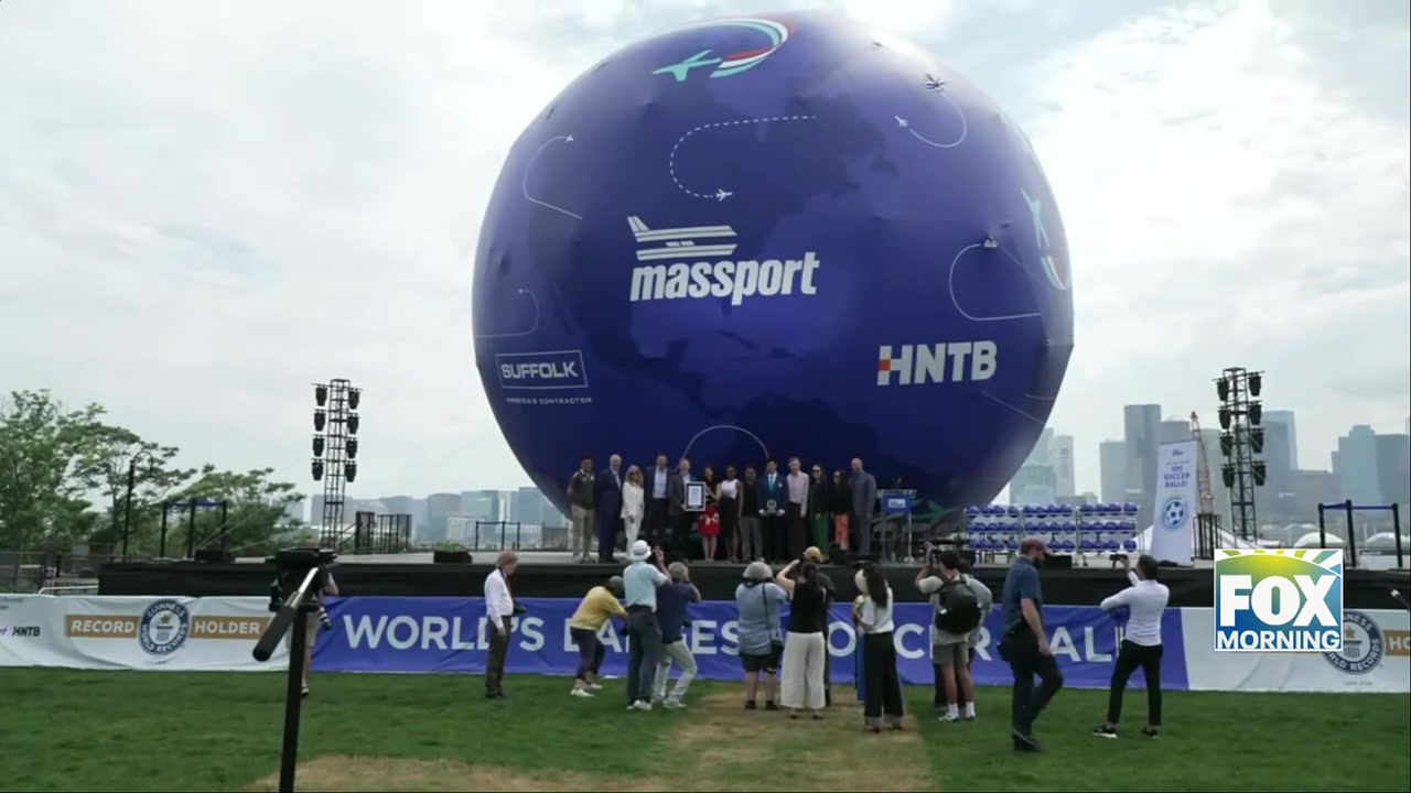 Boston Soccer Ball: Boston Sets Guinness World Record With Giant Soccer Ball