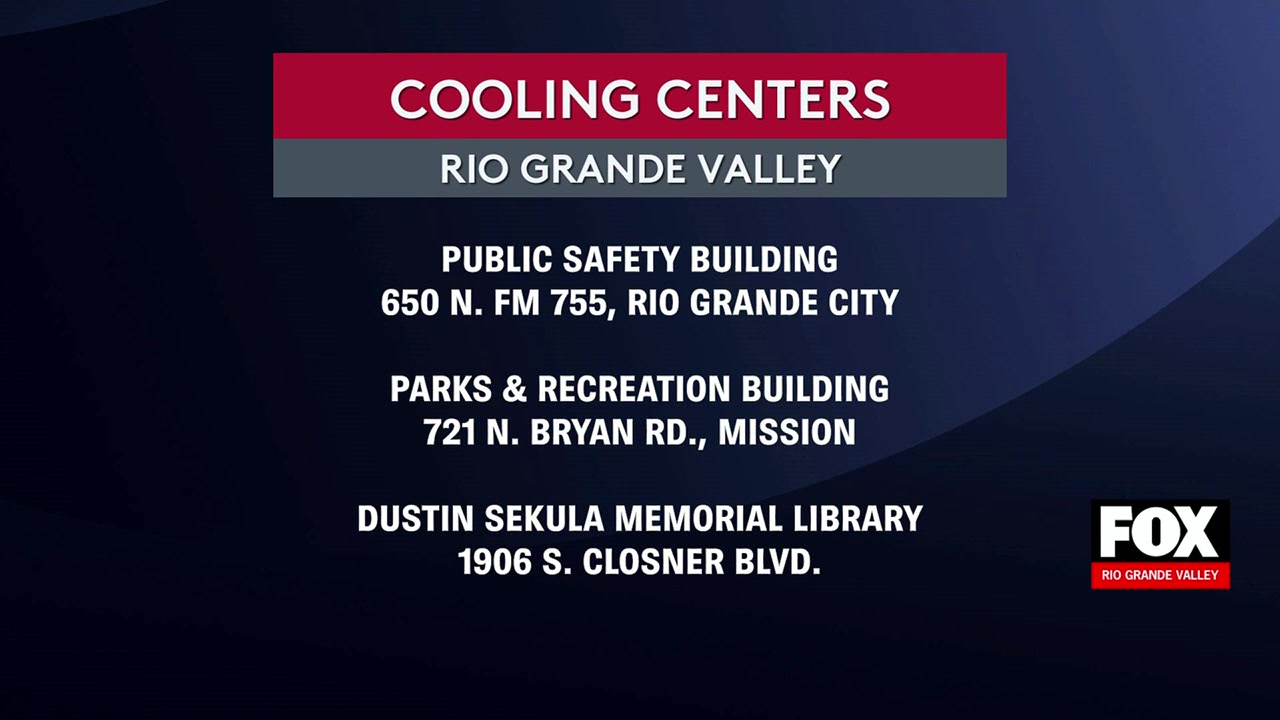 Rio Grande Valley Cooling Centers: Cooling Centers Offer Relief Amid Rio Grande Valley Heat Wave
