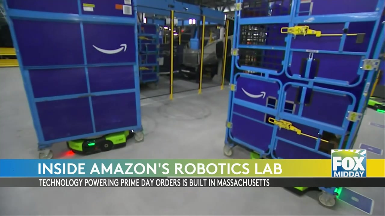 Amazon Unveils Robots Revolutionizing Warehouses On Prime Day