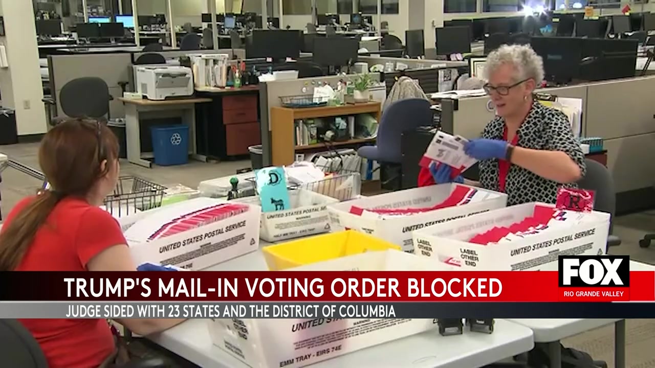 Trump Executive Order: Judge Blocks Key Parts Of President Trump’s Executive Order On Mail-In Voting