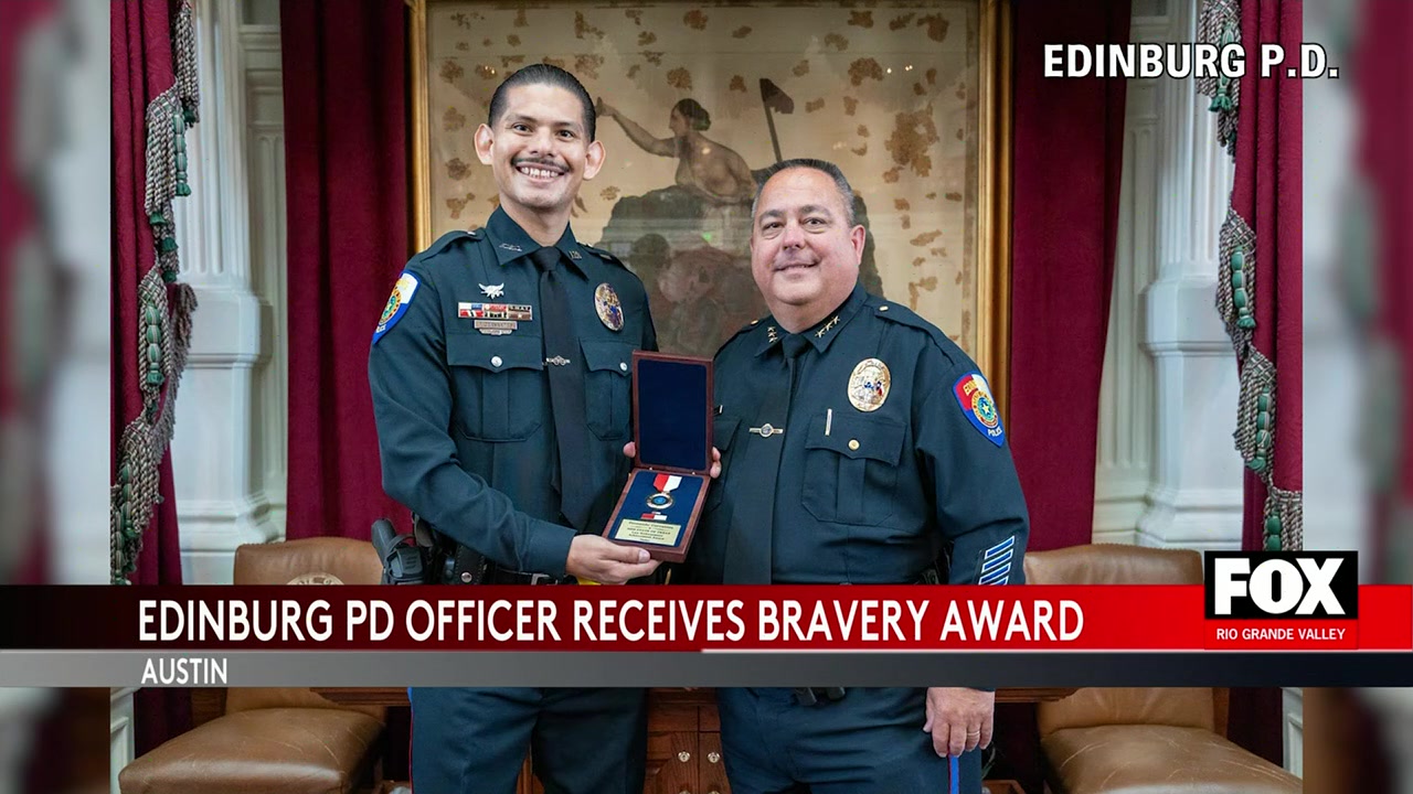 Edinburg Police Officer Honored With State’s Highest Valor Award