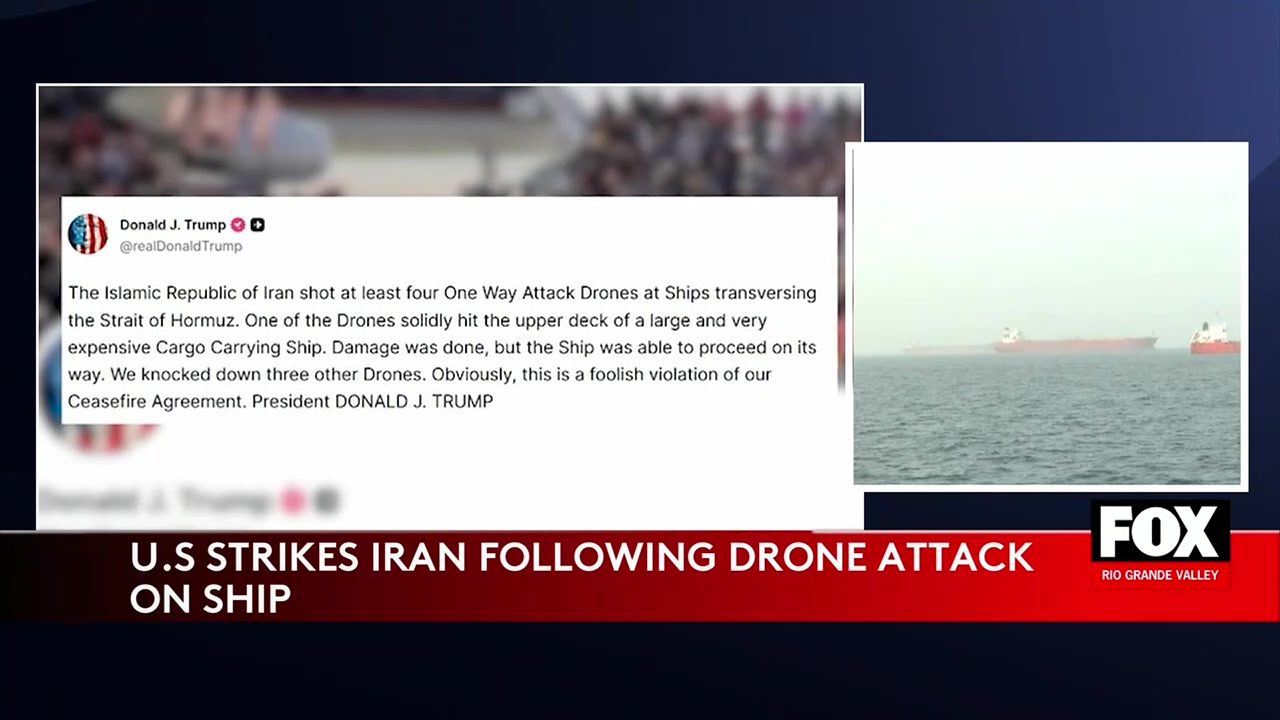 U.S. Military: U.S. Launches Military Strike Against Iran Following Drone Incident