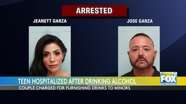 McAllen Couple Arrested For Providing Alcohol To Minors After Teen Hospitalized