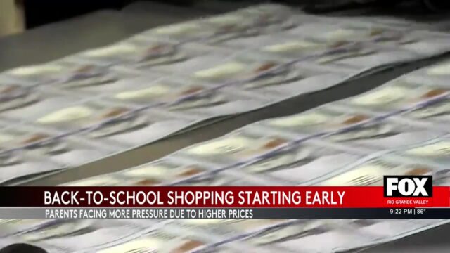 Back To School Shopping: Parents Face Price Pressure As Back-to-School Shopping Kicks Off Early