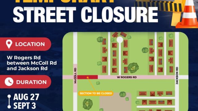 W. Rogers Road to close temporarily in Edinburg