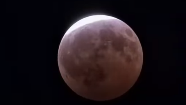 Partial Lunar Eclipse Lights Up South Texas Night Sky