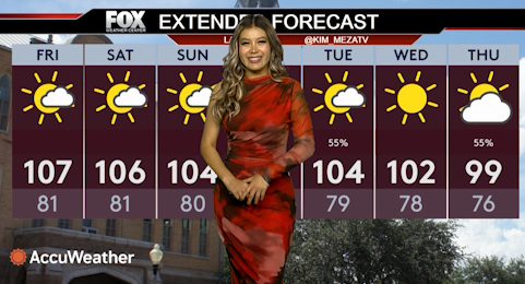 Latest weather updates with Kimberly Meza